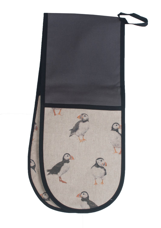 puffins design oven gloves