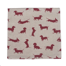 Load image into Gallery viewer, Napkins x 4, Red Dachshund
