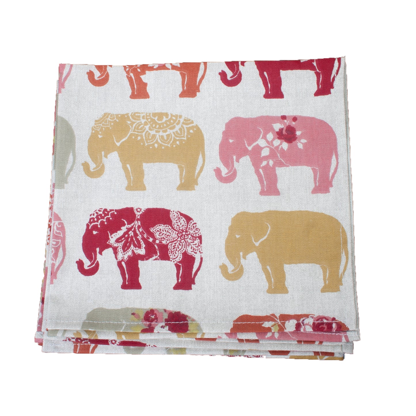 Napkins x 4, Spice Elephants