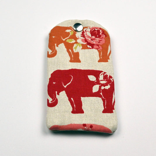 glasses case in spice elephant design