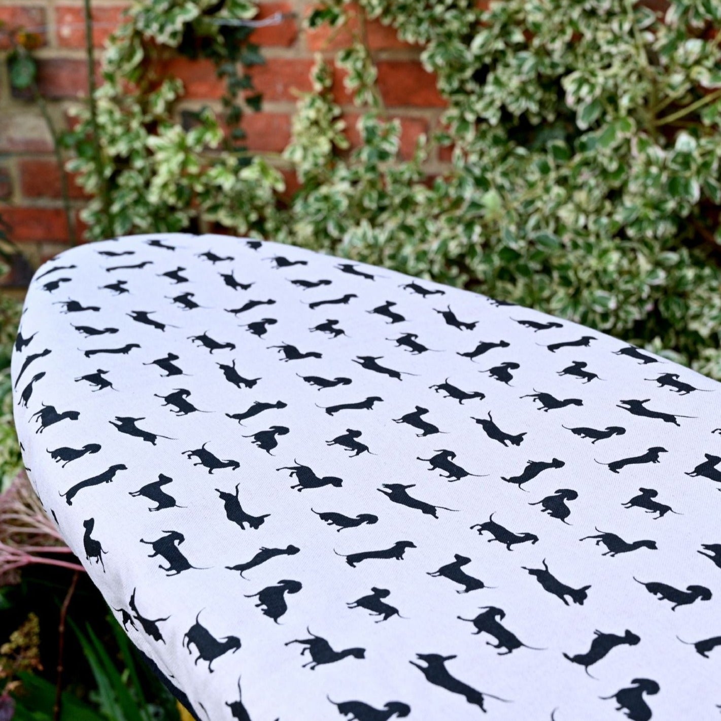 Ironing Board Cover, Black Dachshund