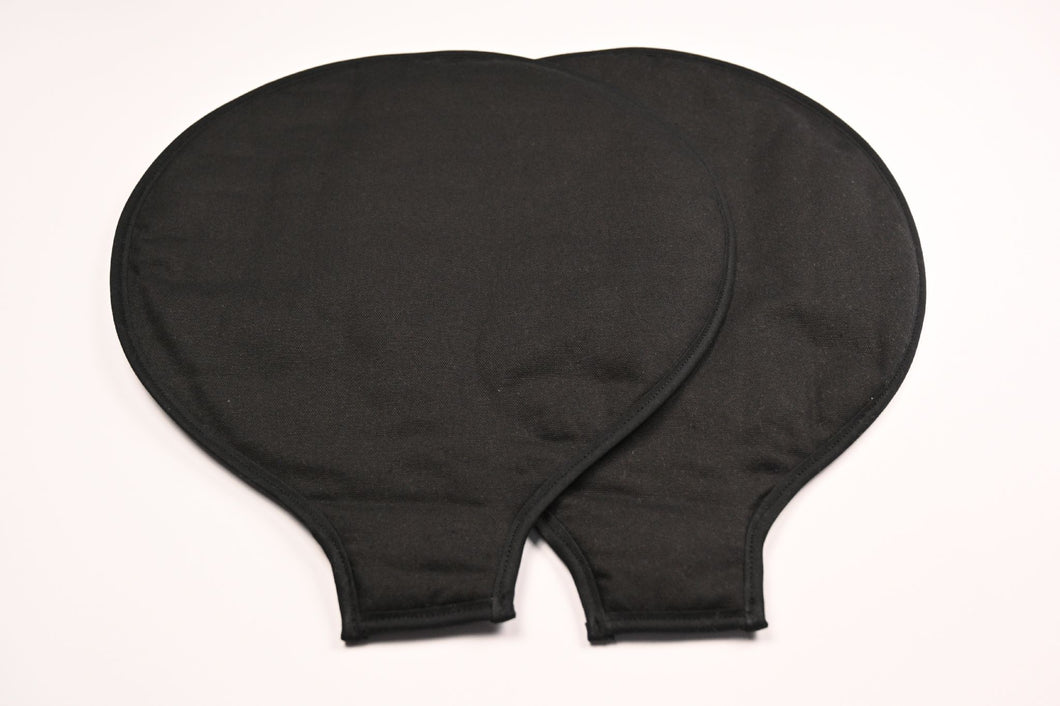 Magnetic Aga Tops, Range/Hob Covers, Black (pair)