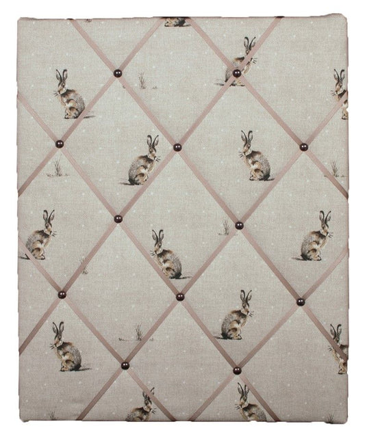 hares notice board on white background