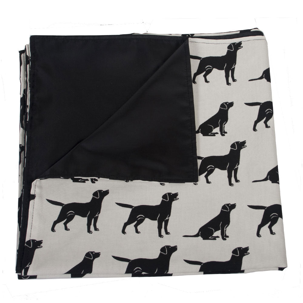 Picnic Rug, Black Labrador