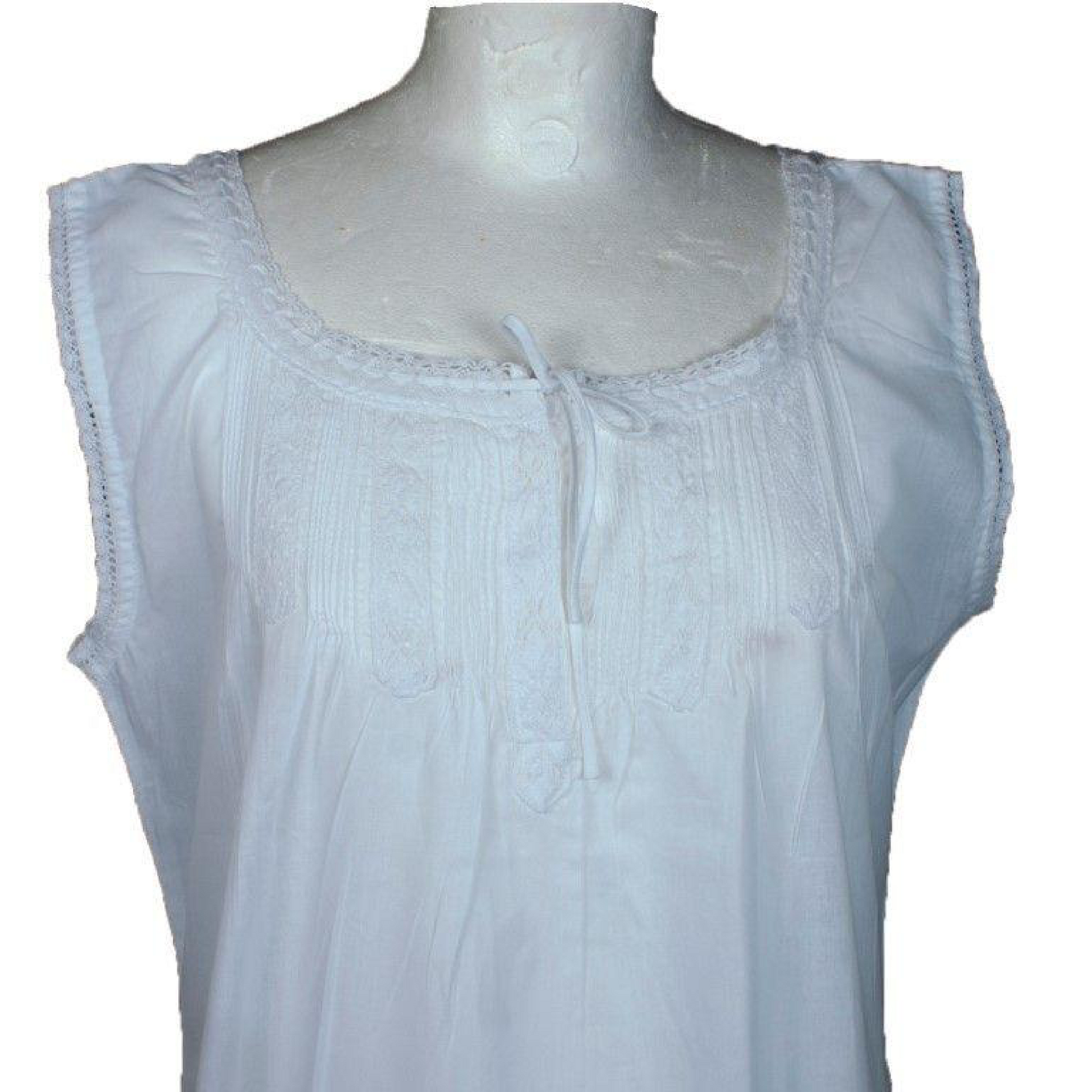 pintuck nightdress top half bodice 