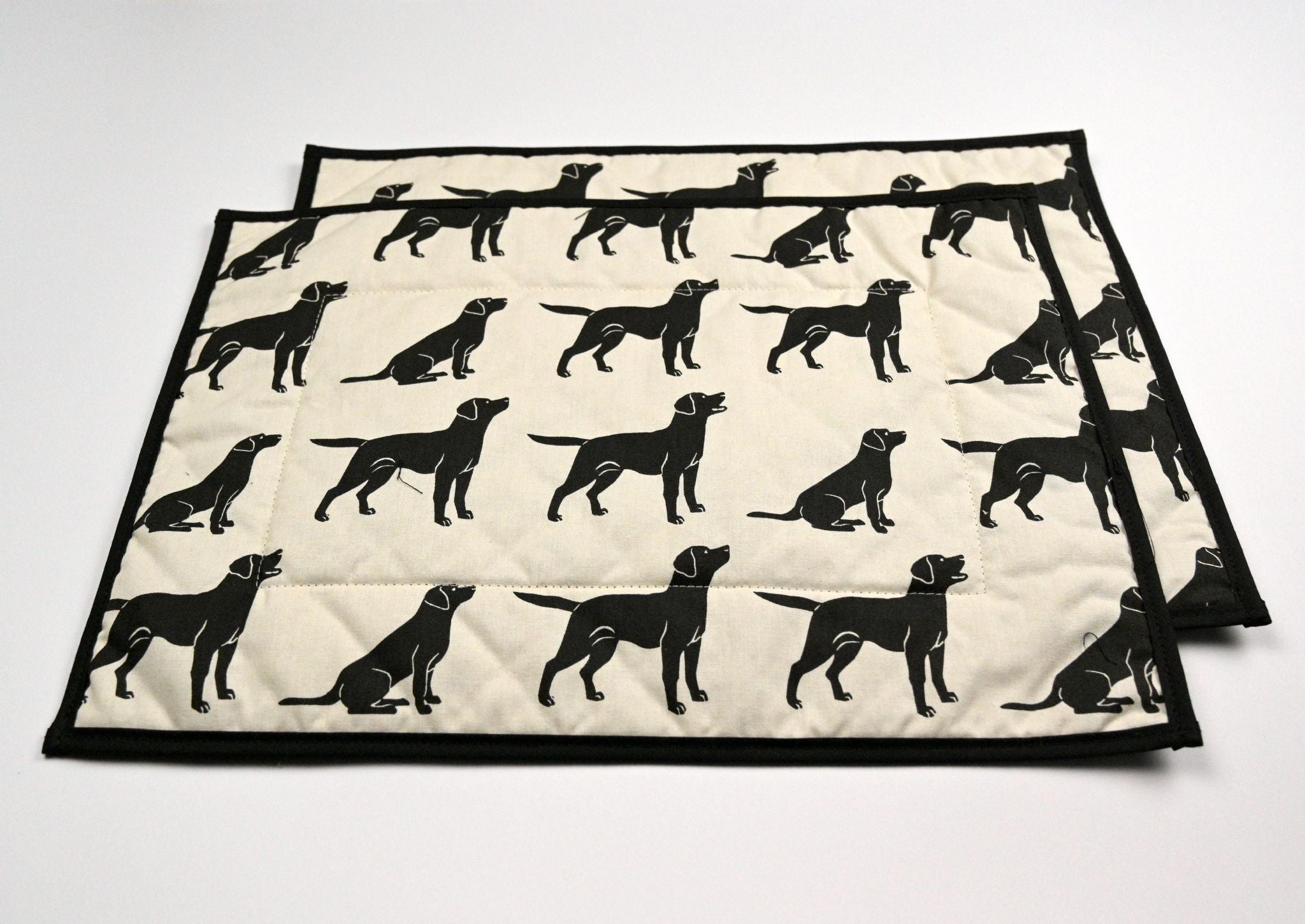 Placemats, Black Labrador