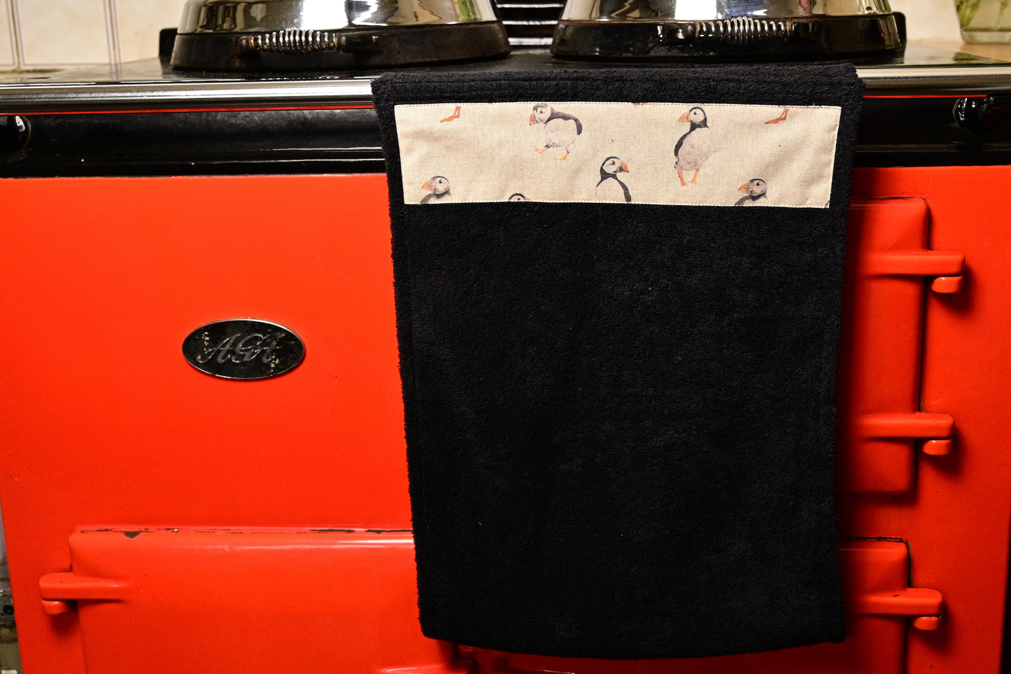 Hand Roller Towels, Puffins