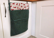 Load image into Gallery viewer, Hand Roller Towels, Red Dachshund
