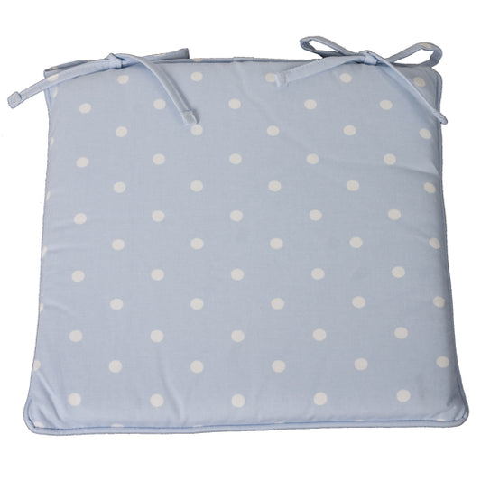 Seat Pad, Blue Spots